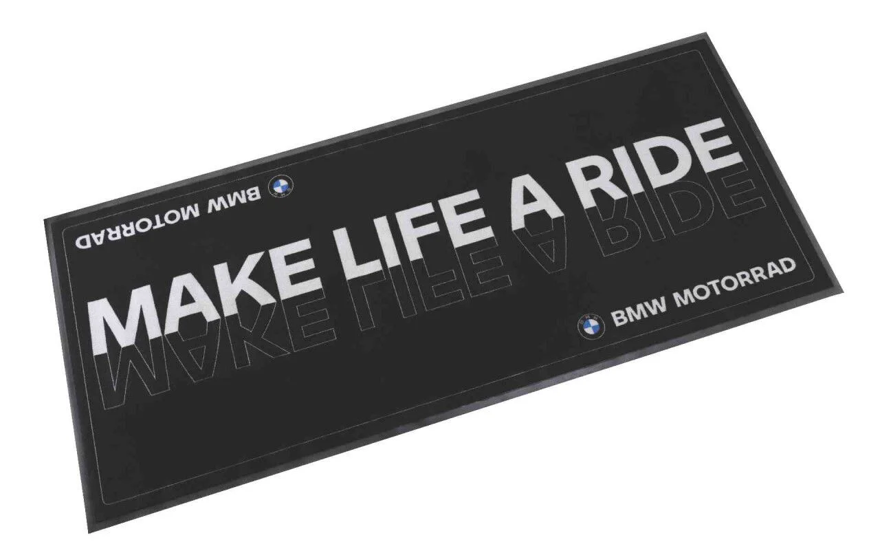 Коврик под мотоцикл BMW M «Make Life a Ride»