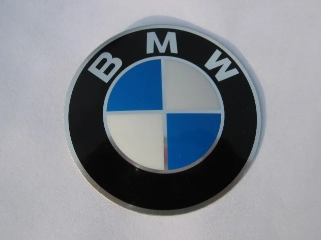 Эмблема на колёсный диск BMW 45 мм, самоклеящаяся