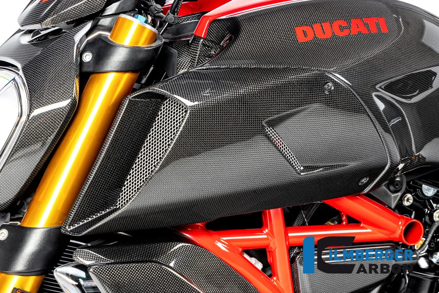 Карбоновые накладки воздухозаборника Ilmberger для Ducati Diavel 1260 (2019–2022)