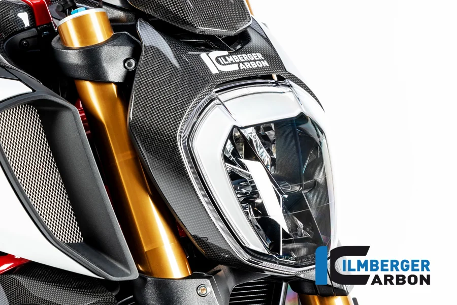 Карбоновая накладка фары Ilmberger для Ducati Diavel 1260 (2019–2022)