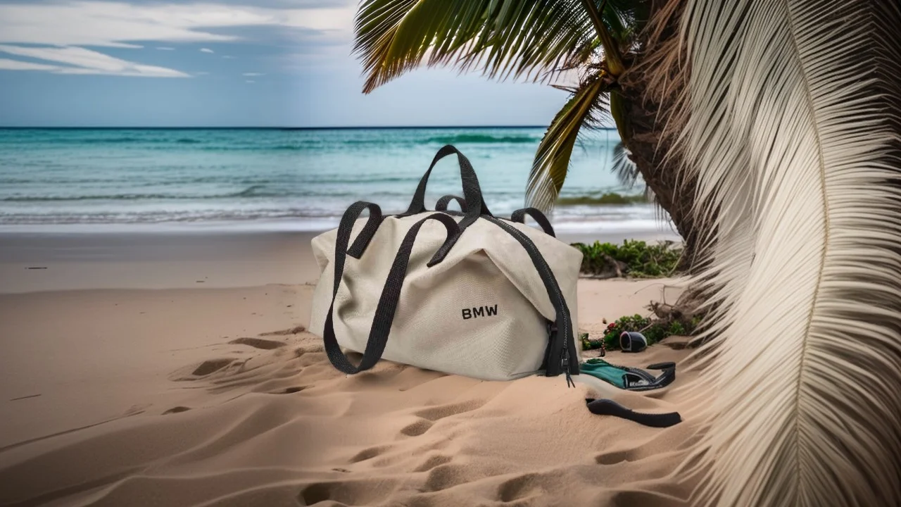 Дорожная сумка BMW Dufflebag, бежевая, 35 л