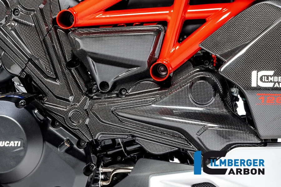 Карбоновая накладка ремня ГРМ Ilmberger для Ducati Diavel 1260 (2019–2022), горизонтальный цилиндр