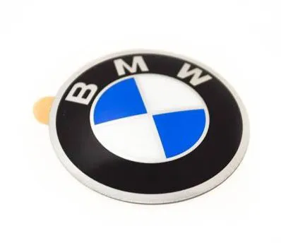 Эмблема на колёсный диск BMW 45 мм, самоклеящаяся