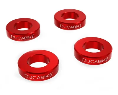 Проставки суппортов DBK для Ducati, 5 мм, красные