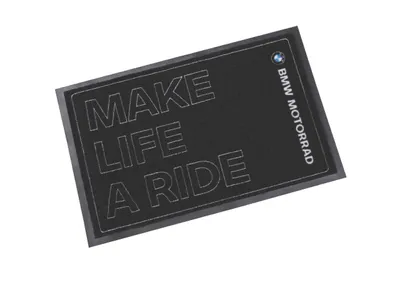 Коврик под мотоцикл BMW Make Life a Ride, малый