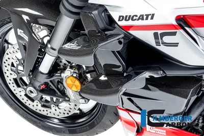 Карбоновые накладки радиатора Ilmberger для Ducati Streetfighter V2 (2022–2024)