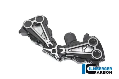 Карбоновая накладка ремня ГРМ Ilmberger для Ducati XDiavel (2016–2024), с декоративными полосами