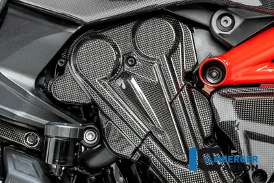 Карбоновая накладка ремня ГРМ Ilmberger для Ducati Diavel 1260 (2019–2022), вертикальный цилиндр