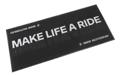 Коврик под мотоцикл BMW M «Make Life a Ride»