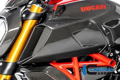 Карбоновые накладки воздухозаборника Ilmberger для Ducati Diavel 1260 (2019–2022)
