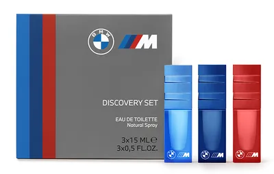 Набор туалетной воды BMW M Discovery Set, 3 × 15 мл