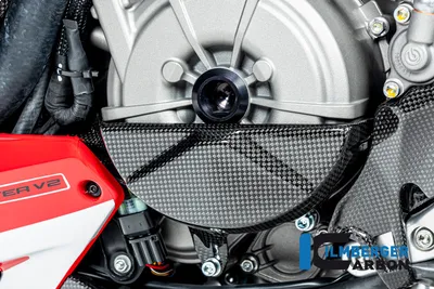 Карбоновая накладка на крышку генератора Ilmberger для Ducati Streetfighter V2 (2022–2024)