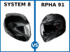 Шлем BMW System 8 против HJC RPHA 91: какой шлем-модуляр выбрать?