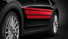 Красные акцентные полосы JCW для MINI F56 F57