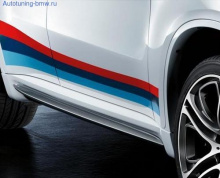 Боковые пороги M Performance Aero для BMW X6M E71