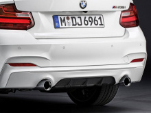 Диффузор M Performance для BMW F22 2-серия