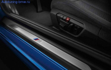 Дооснащение накладками порога М-стиль для BMW F32 4-серия