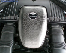 Карбоновая накладка Hamann на двигатель BMW X5 E70