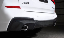 Карбоновый диффузор 3DDesign для BMW X3 G01