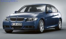 Комплект дооснащения аэродинамическим обвесом М-стиль для BMW E90