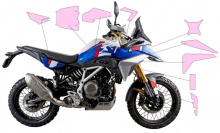 Комплект защитных пленок для BMW F450GS