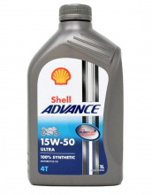 Масло моторное Shell Advance Ultra 4T 15W-50
