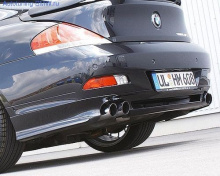 Накладка на бампер задний BMW E63 6-серия