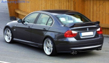 Накладка на бампер задний BMW E90 3-серия