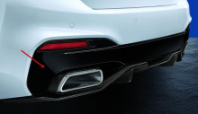 Накладка заднего бампера M Performance для BMW G30 5-серия