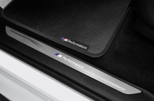 Светодиодные M Performance накладки на пороги BMW X5 F15/X6 F16