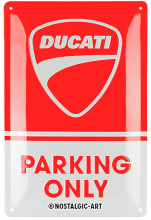 Табличка Ducati «Parking Only»