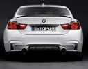Задний диффузор M Performance для BMW F32 4-серия