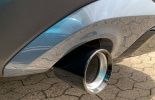 Черная насадка глушителя для BMW X1 F48