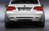 Диффузор M Performance для заднего бампера BMW E92 3-серия