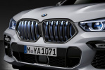 Карбоновая решетка M Performance под Iconic Glow для BMW X6 G06