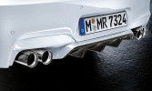 Карбоновый диффузор заднего бампера M Performance для BMW M6