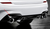 Накладка заднего бампера M Performance для BMW G20 3-серия