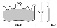 Передние тормозные колодки Brembo SA — 07BB38SA для BMW/Ducati