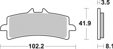 Тормозные колодки Brembo SA — 07BB37SA, передние