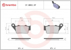 Задние тормозные колодки Brembo — 07BB02SP для BMW/Ducati