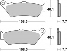 Задние тормозные колодки Brembo — 07BB03SP