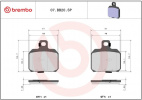 Задние тормозные колодки Brembo — 07BB20SP для Ducati/Aprilia