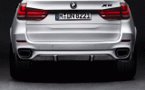 Закрылки заднего бампера M Performance для BMW X5 F15