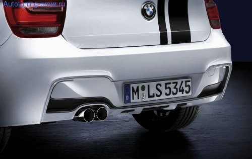 Диффузор M Performance для BMW F20 1-серия