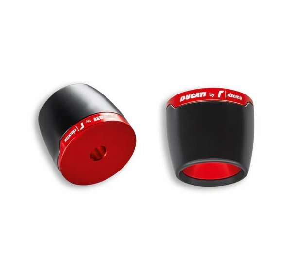 Грузики руля Ducati Rizoma, красные