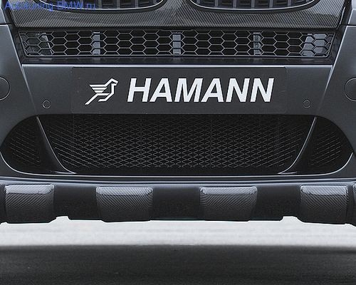 Карбоновые накладки переднего бампера Hamann для BMW X6 E71