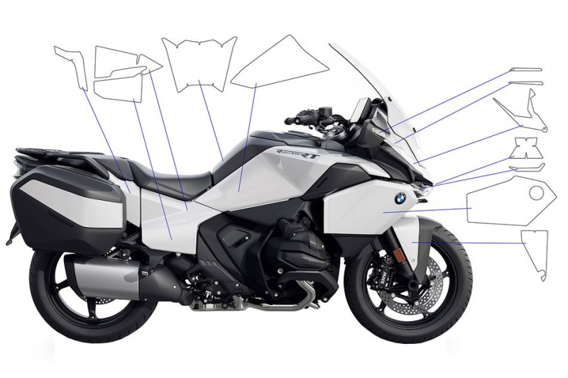 Комплект защитных пленок для BMW R1300RT