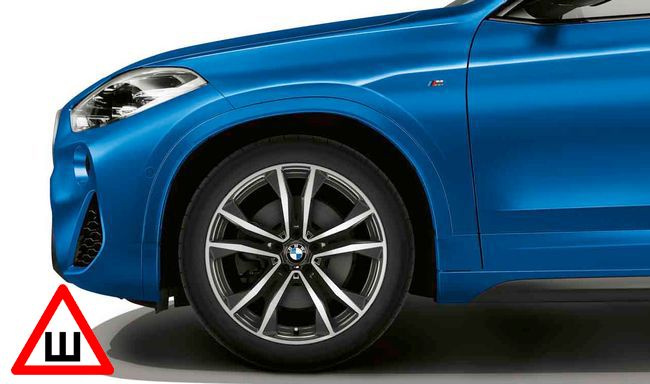 Комплект зимних колес Double Spoke 715M Performance для BMW X1 F48