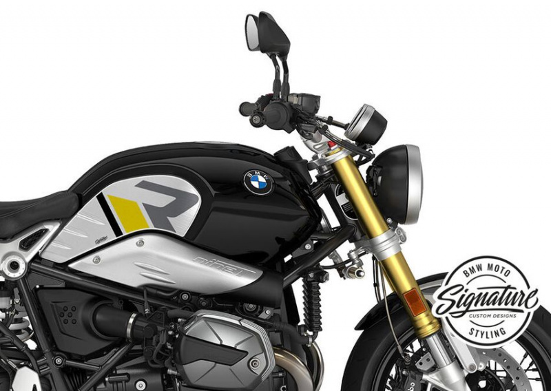 Набор наклеек на бак R-Line для BMW R nineT