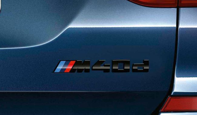 Надпись M40d для BMW X3 G01